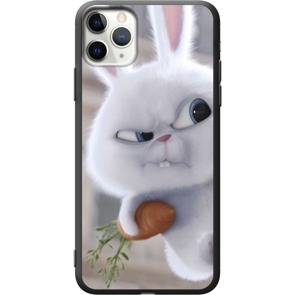 Чохол Boxface iPhone 11 Pro Max Rabbit Snowball Чорний силікон (38194-up1116-38278)