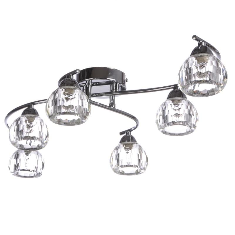 Люстра потолочная галогенная для натяжного потолка Brille BR 01 105/6 G9 - фото 2 Люстра потолочная галогенная для натяжного потолка Brille BR 01 105/6 G9 - фото 2