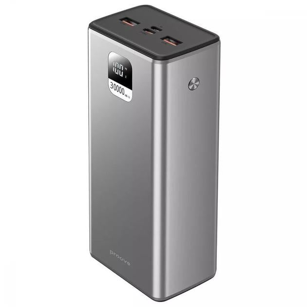 Павербанк із швидкою зарядкою Proove Guardian 30000 mAh 22,5W 3A Grey - фото 1