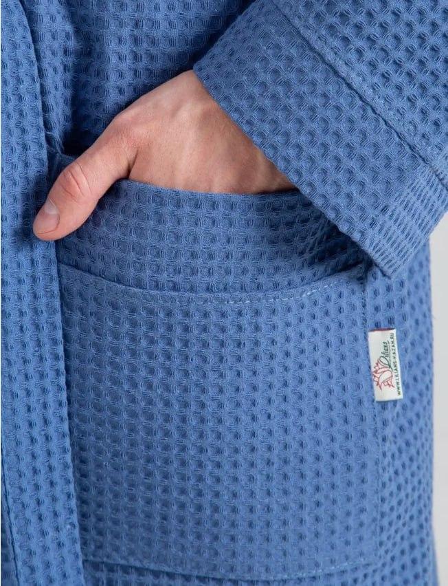 Халат мужской банный для бассейна XL Синий (ВК4401В-4) - фото 4 Халат мужской банный для бассейна XL Синий (ВК4401В-4) - фото 4