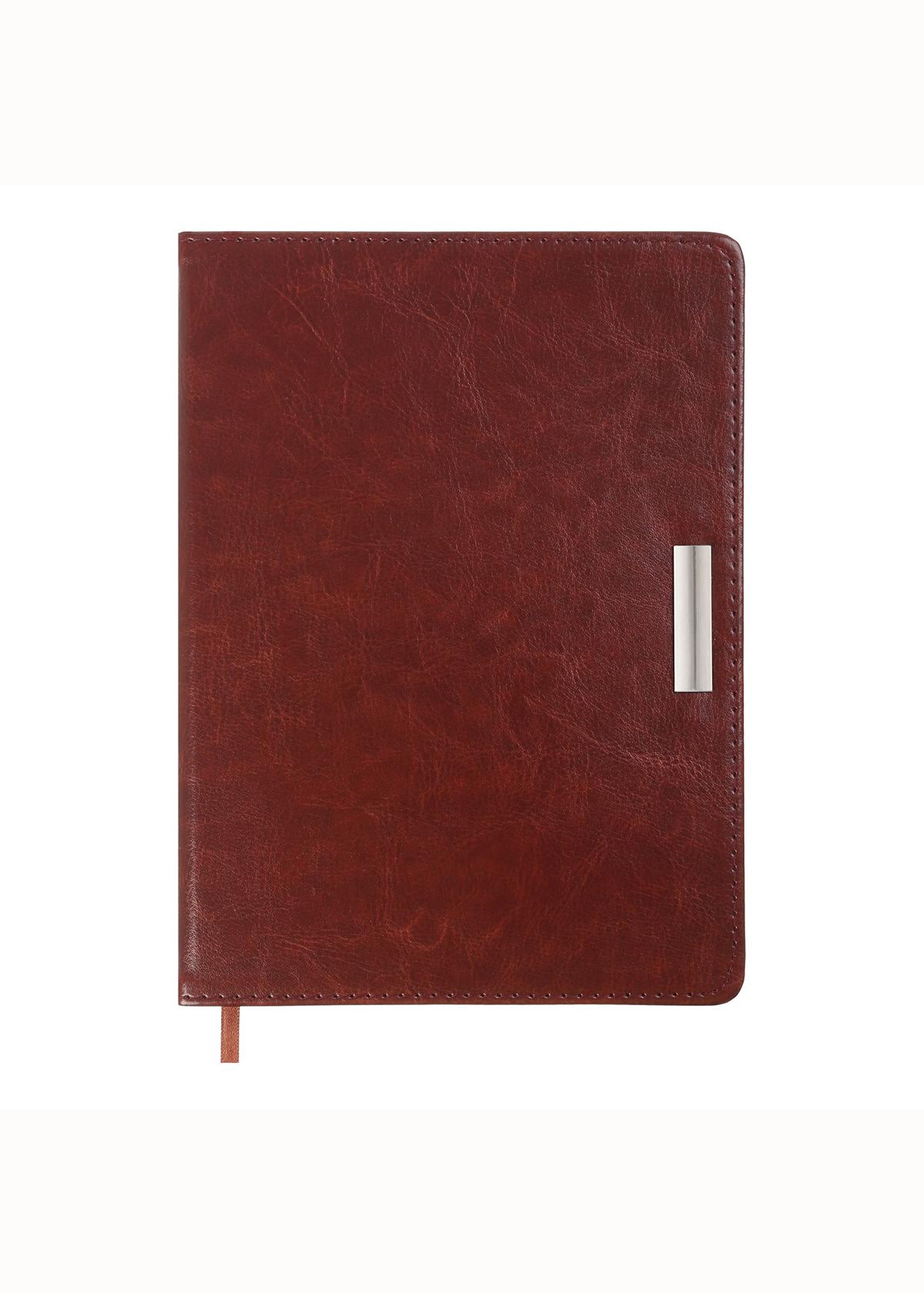 Дневник Buromax 2024 A5 Salerno датированный Коричневый (BM.2133-25)