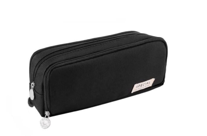 Пенал-органайзер многофункциональный Bodasan с держателями для ручек и карманами Черный (PB-03) Пенал-органайзер многофункциональный Bodasan с держателями для ручек и карманами Черный (PB-03)