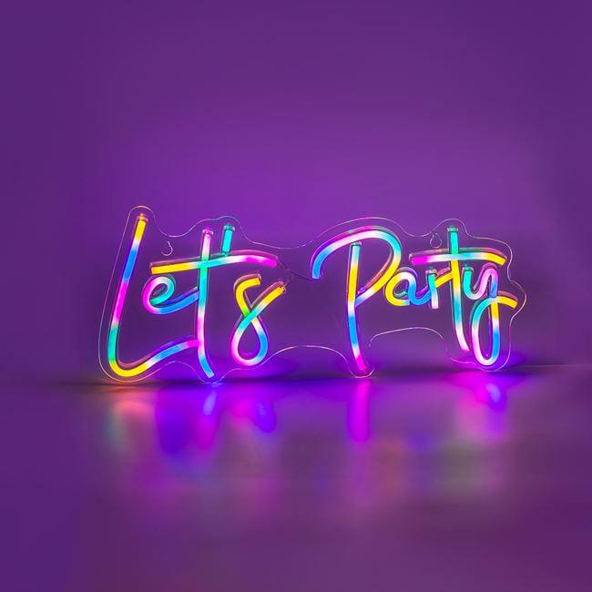 Вывеска неоновая LED "Let's Party" от USB 40x17,5 см Оранжевый (35741071) Вывеска неоновая LED "Let's Party" от USB 40x17,5 см Оранжевый (35741071)