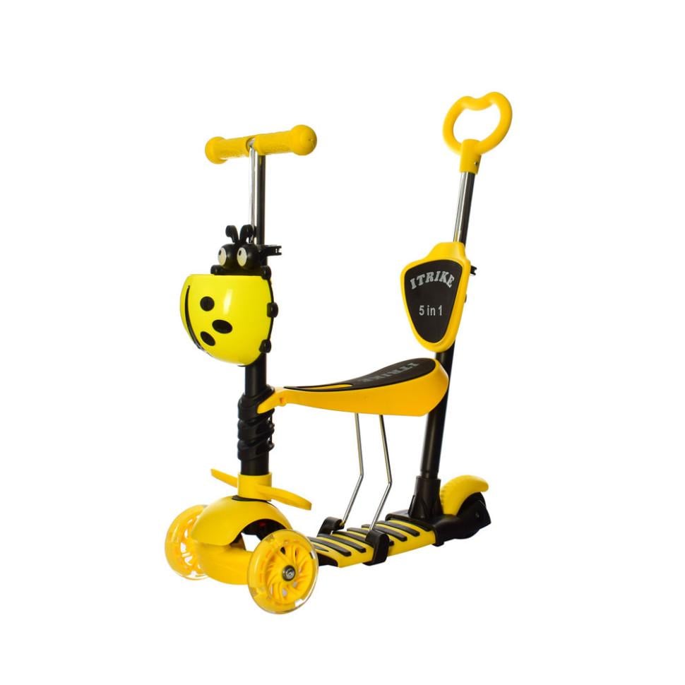 Самокат детский iTrike JR 3-026-Y MAXI 5в1 (30672)