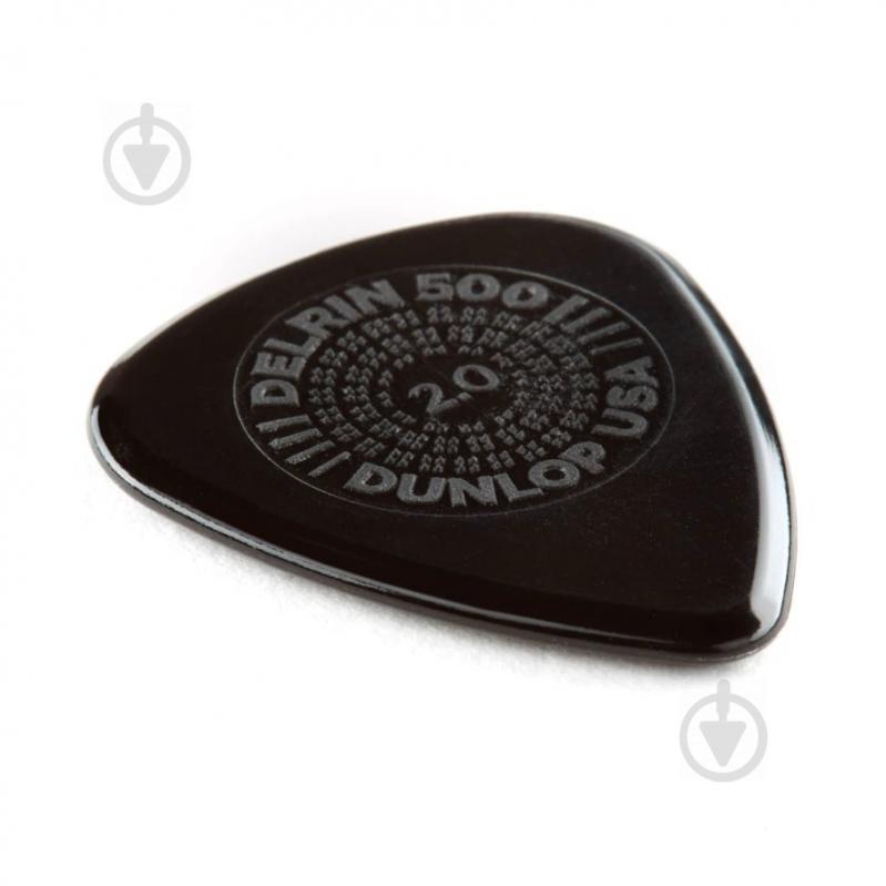 Медіатори Dunlop 4500 Prim Grip Delrin 500 Guitar Pick 2.0 mm (1 шт.) - фото 2