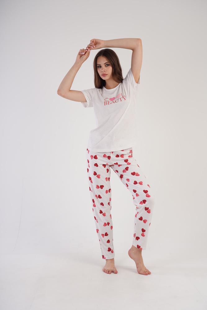 Пижама Vienetta 304006x65 женская M Бежевый - фото 5 Пижама Vienetta 304006x65 женская M Бежевый - фото 5