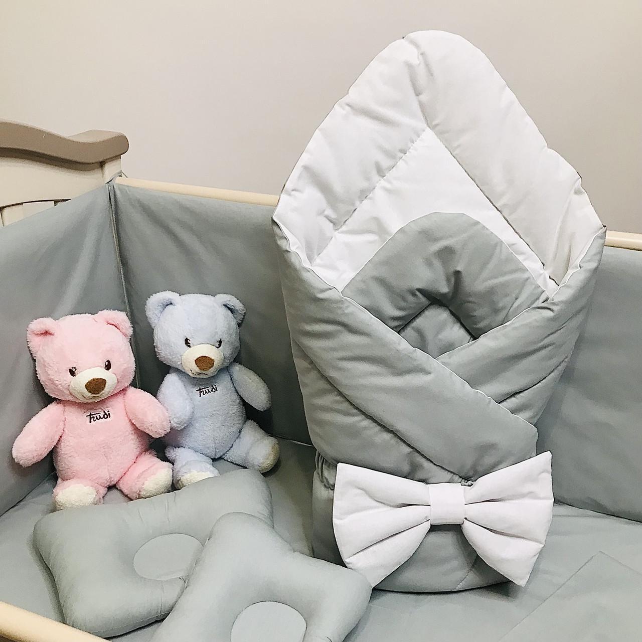 Конверт на выписку Penetka деми бязь 90x90 см Серый (6502.90.90.98) - фото 5 Конверт на выписку Penetka деми бязь 90x90 см Серый (6502.90.90.98) - фото 5