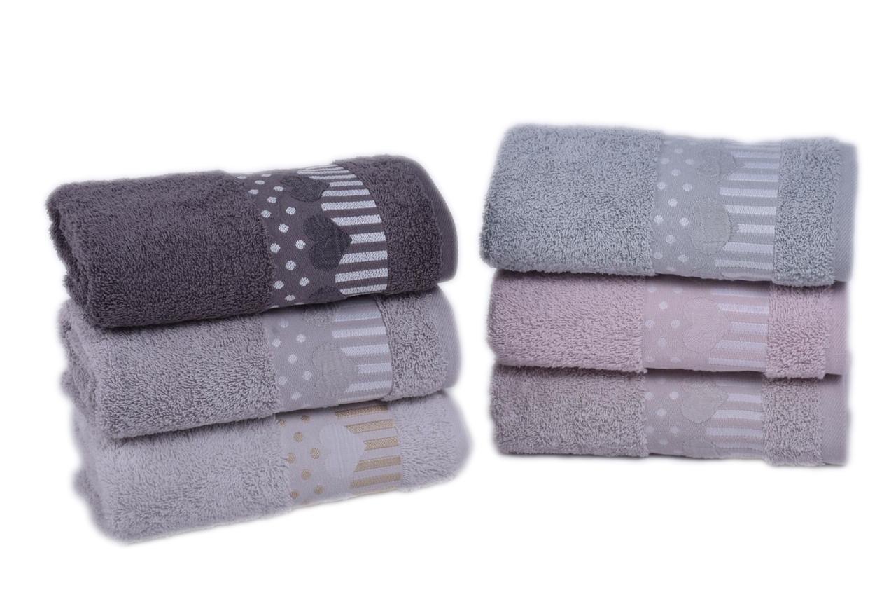 Набор полотенец Cestepe VIP Cotton-Kalpi Inci 70х140 см 6 шт. (18854)