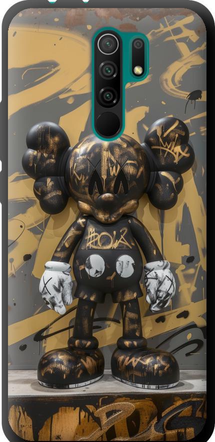 Чехол на Xiaomi Redmi 9 Bronze kaws (6097b-2019-42517)