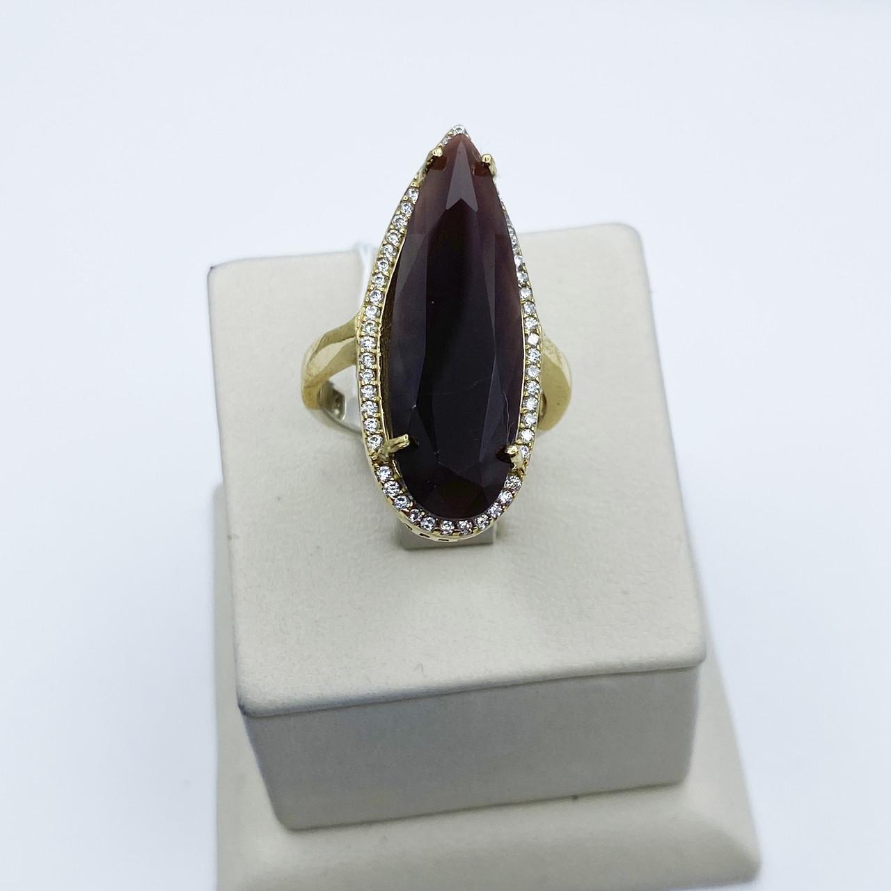 Кольцо серебряное Роксолана с турмалином и кубическим цирконием р. 18,5 6,35 г (2054664635) Кольцо серебряное Роксолана с турмалином и кубическим цирконием р. 18,5 6,35 г (2054664635)