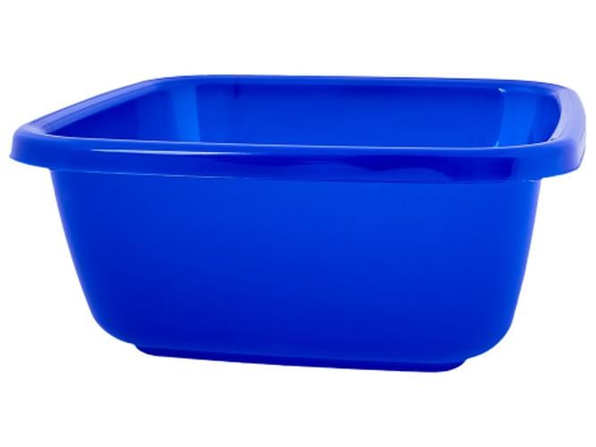 Таз квадратный 9,0 л 34х34х14 см Синий (MAN-20270)