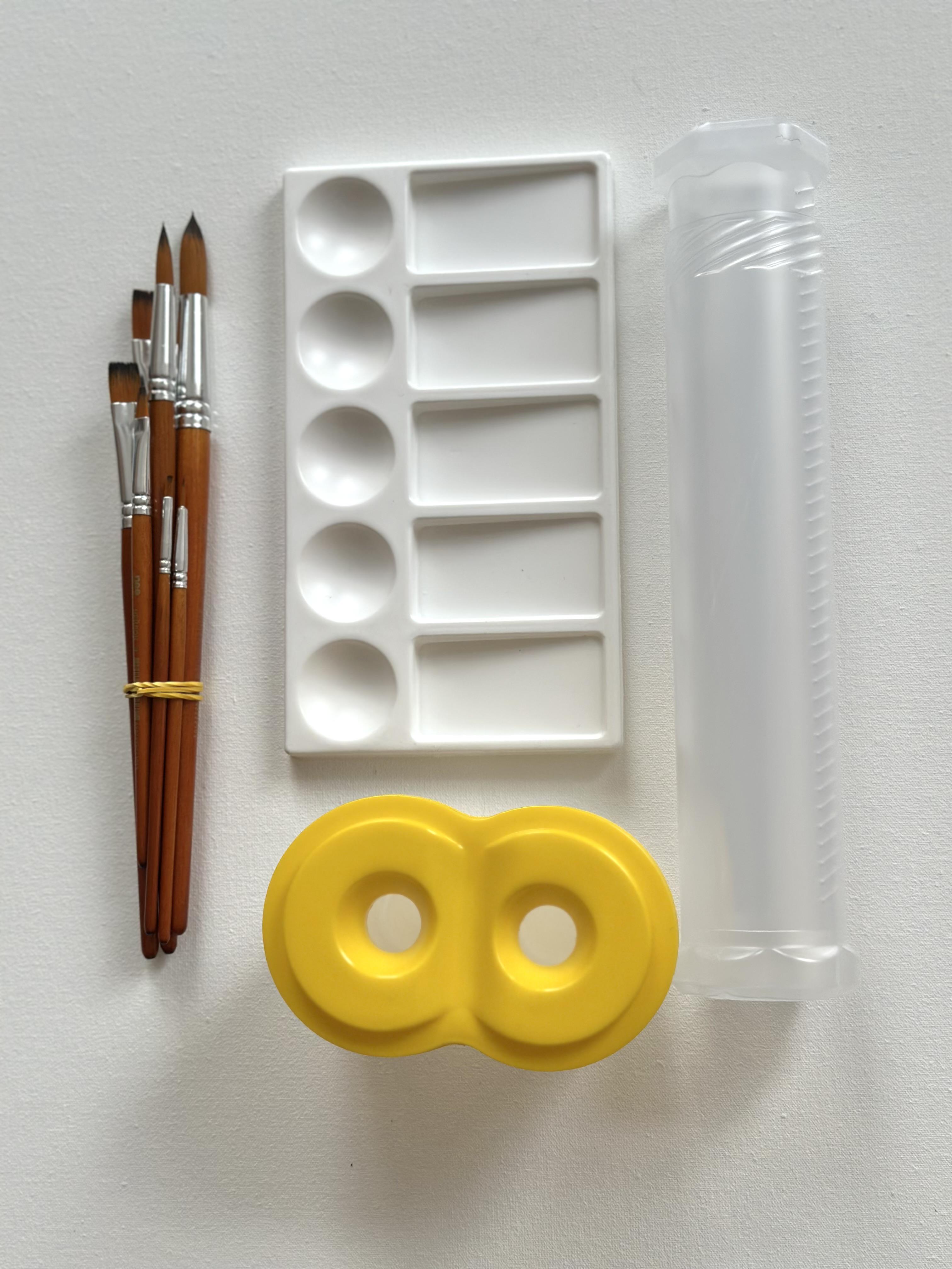 Набір для уроків образотворчого мистецтва та творчості дітей гуаш/пензлі/альбом/олівці/фартух/пенал/палітра (SD-3009) - фото 7 Набір для уроків образотворчого мистецтва та творчості дітей гуаш/пензлі/альбом/олівці/фартух/пенал/палітра (SD-3009) - фото 7