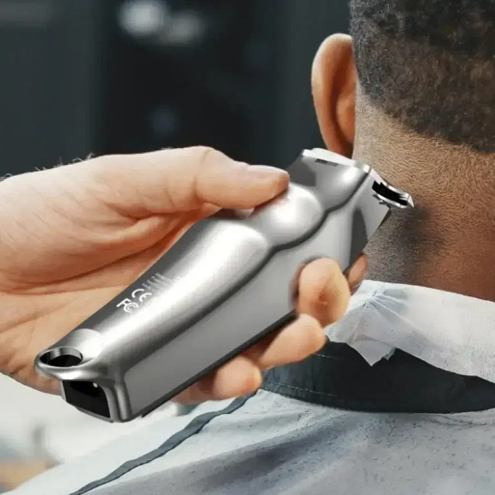 Триммер аккумуляторный для стрижки волос XO CF9 с насадками (25602579) - фото 3 Триммер аккумуляторный для стрижки волос XO CF9 с насадками (25602579) - фото 3