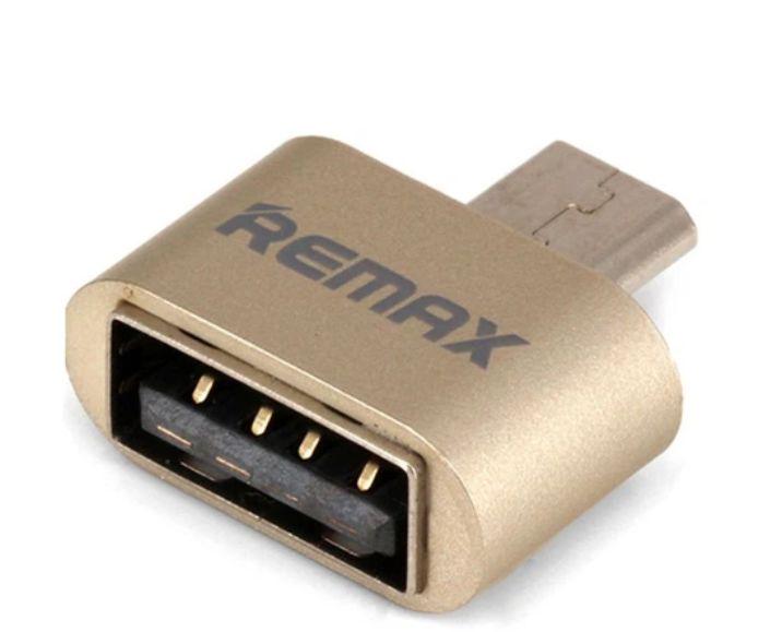 Переходник Remax YT 37681 USB AF OTG F - micro USB M Black (YT 37681)