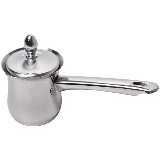 Турка для кофе с крышкой Kamille из нержавеющей стали 440 мл (4364)