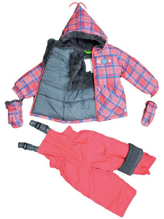 Комплект зимний Perlim pinpin 92 см Коралловый (VH233A) - фото 3 Комплект зимний Perlim pinpin 92 см Коралловый (VH233A) - фото 3