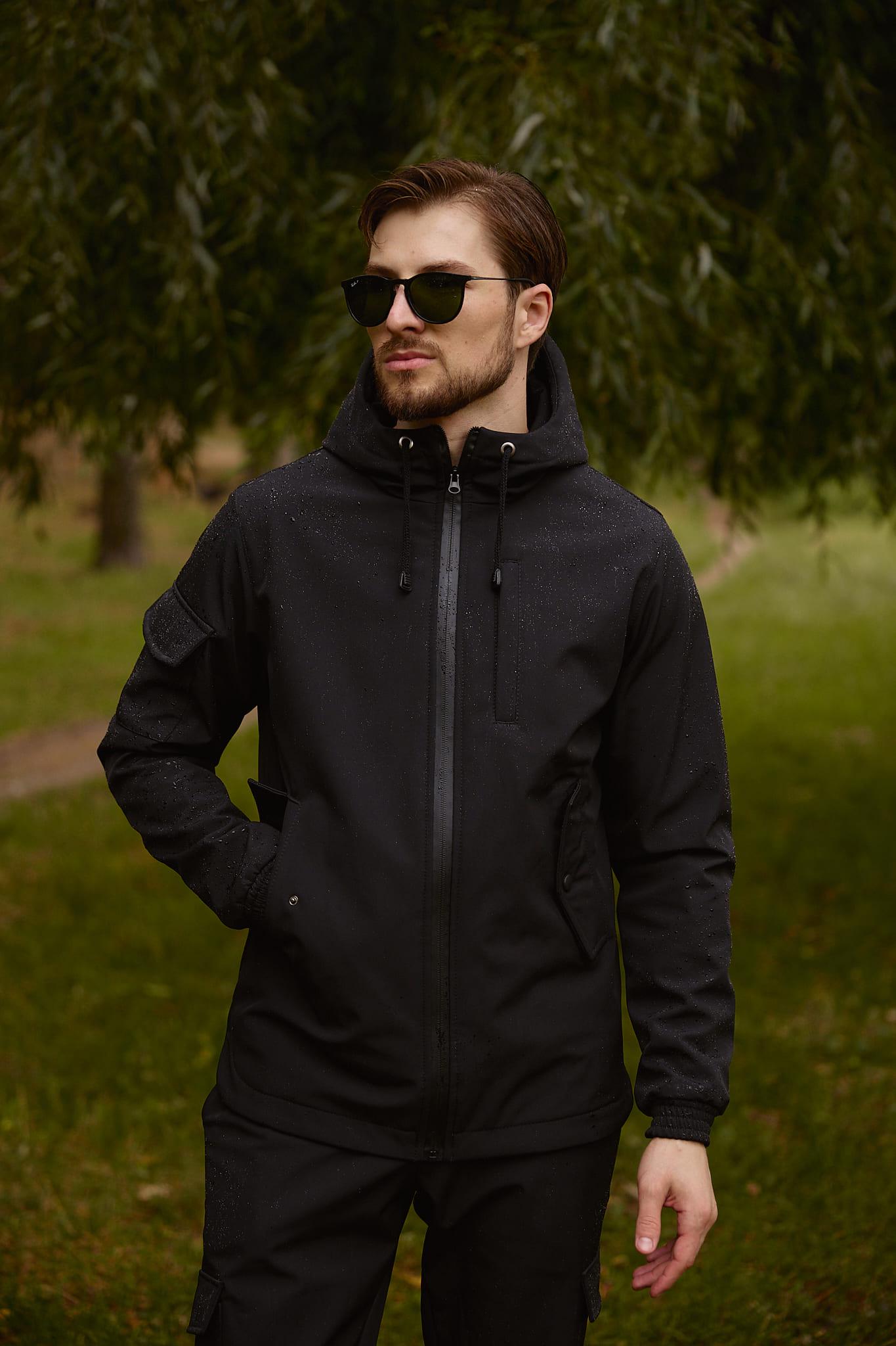 Куртка чоловіча Intruder softshell XL Чорний