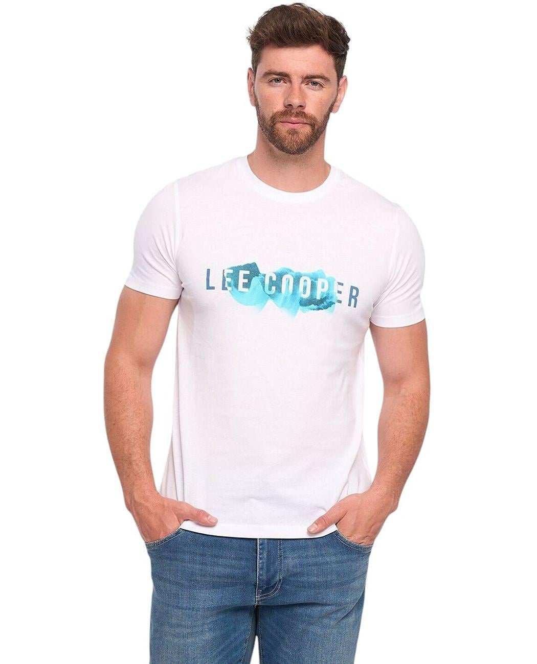 Футболка мужская Lee Cooper 10196469.101 XL Белый (5942723048967)