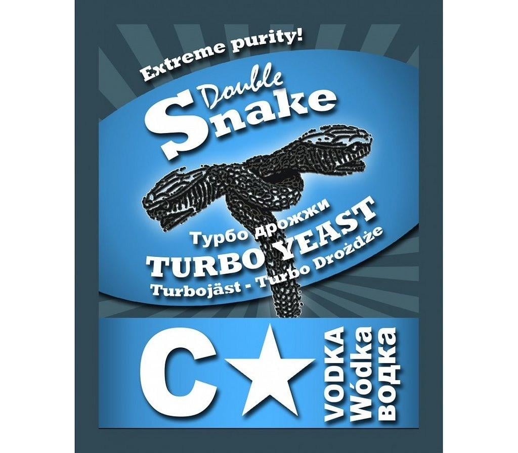 Спиртовые турбо дрожжи Double Snake C-Star Vodka 66 г (10019)