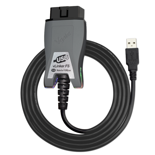 Шнур Vgate vLinker FS USB FORScan Ford FEPS MS CAN MIC3322 (B0138)