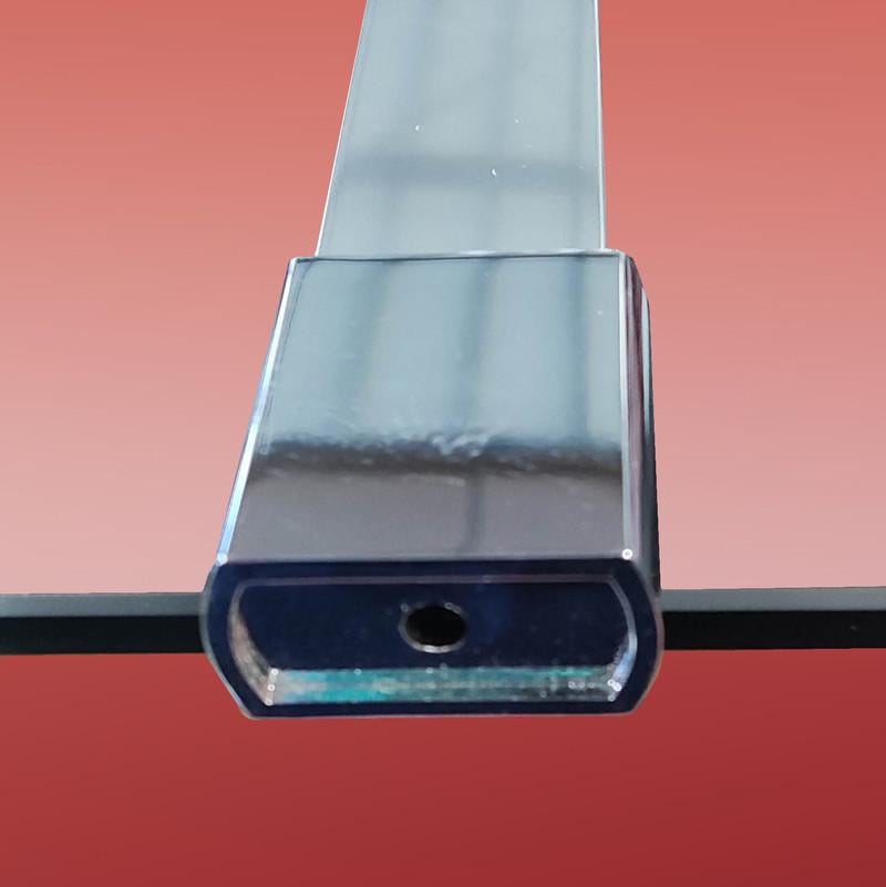 Душевая перегородка KOER SR SP01-100x200-TR-01 Walk-In прозрачное стекло Easy Clean 8 мм Хром (KR5393) - фото 4 Душевая перегородка KOER SR SP01-100x200-TR-01 Walk-In прозрачное стекло Easy Clean 8 мм Хром (KR5393) - фото 4