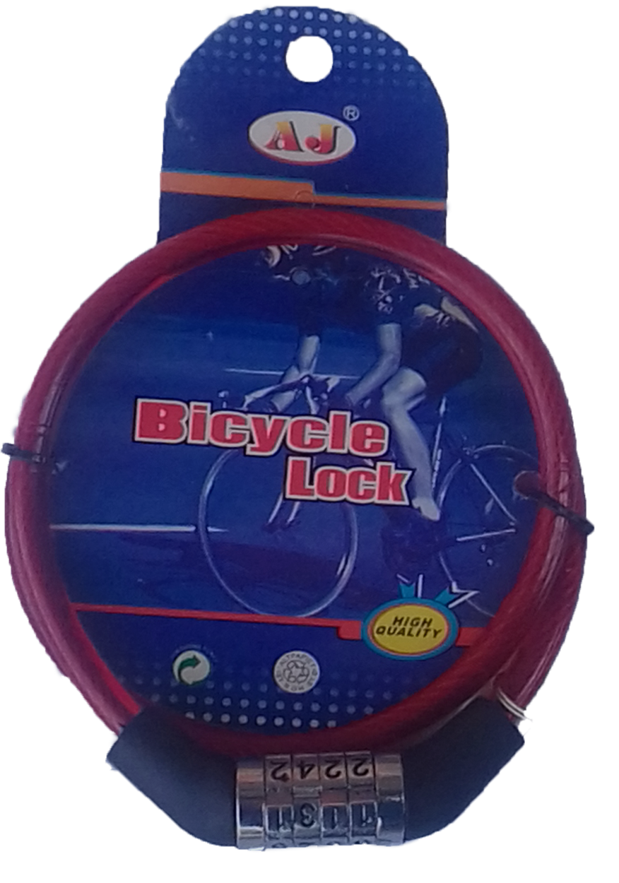 Замок велосипедный кодовый 6х600 мм (2862)