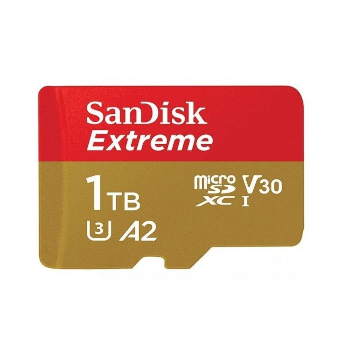 Карта памяти SanDisk Extreme A2 1 Тб с адаптером SD (SDSQXAV-1T00-GN6MA)