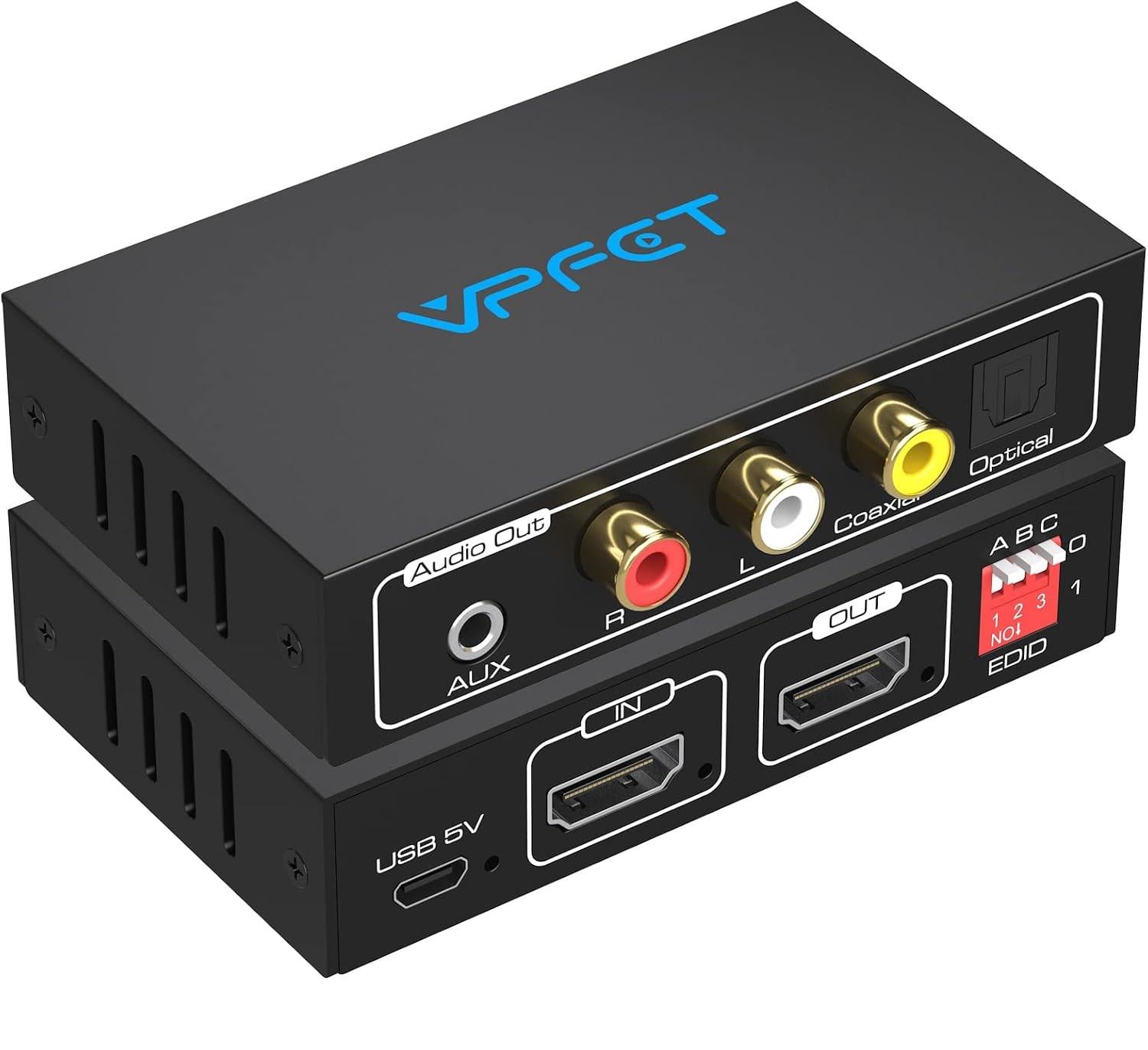 Аудіоекструктор VPFET 8K HDMI 2.1 4K120 Гц на оптичний 3,5 мм AUX адаптер Splitter Converter підтримує HDCP Digital DTS 5.1 PCM (464)