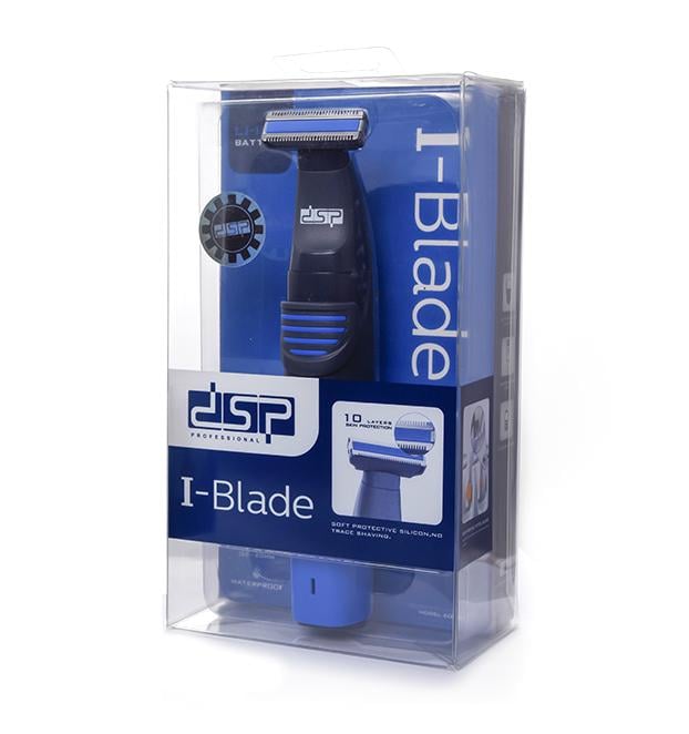 Триммер для бороди і вусів DSP 60083 I-Blade Beard USB на аккумуляторі 2в1 Синій (1207) - фото 5