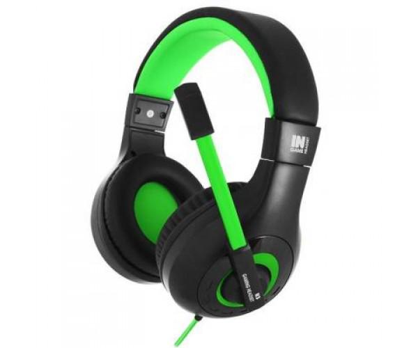 Наушники Gemix N3 Gaming Black/Green (56821)