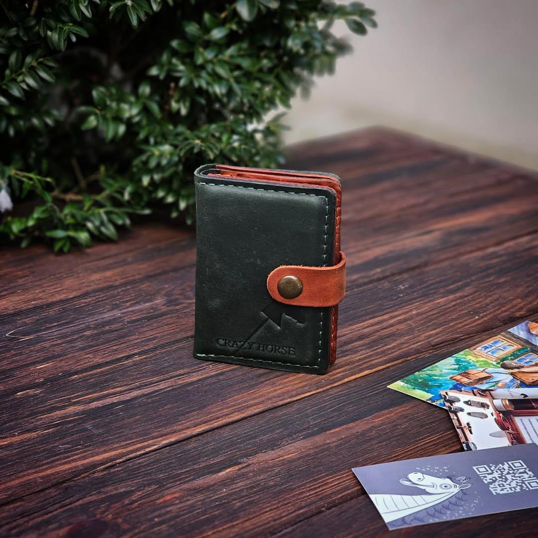 Картхолдер из натуральной кожи (ca_003_green_terra)