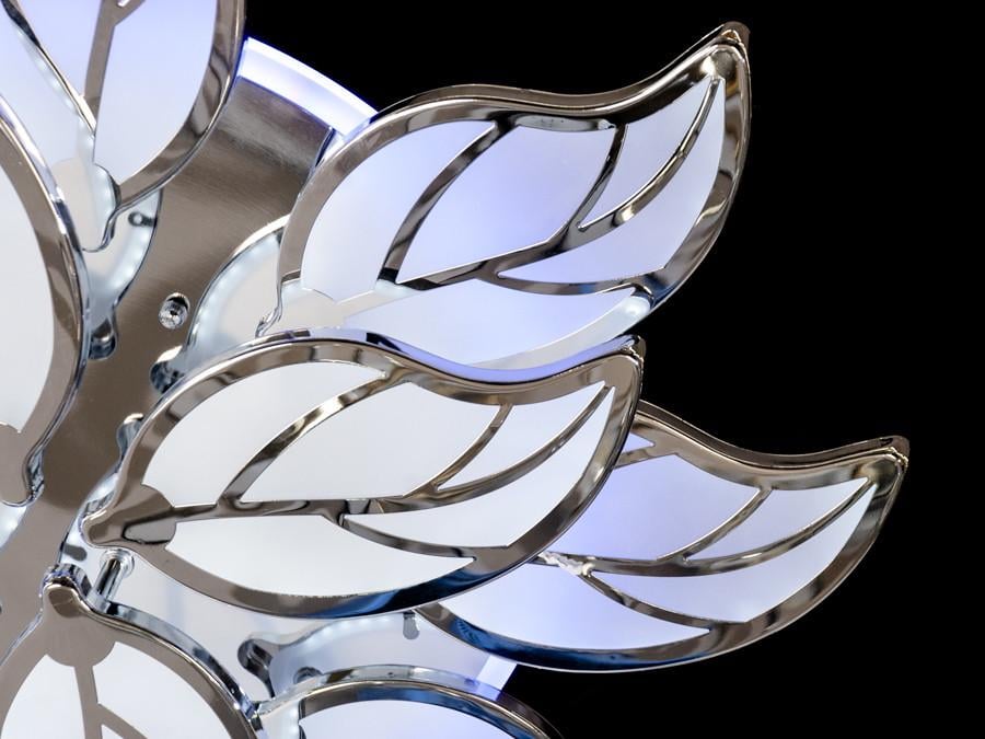 Люстра LED для гостиной с пультом и подсветкой 8028-8+4HR-LS 180W Хром (1776291318) - фото 9 Люстра LED для гостиной с пультом и подсветкой 8028-8+4HR-LS 180W Хром (1776291318) - фото 9