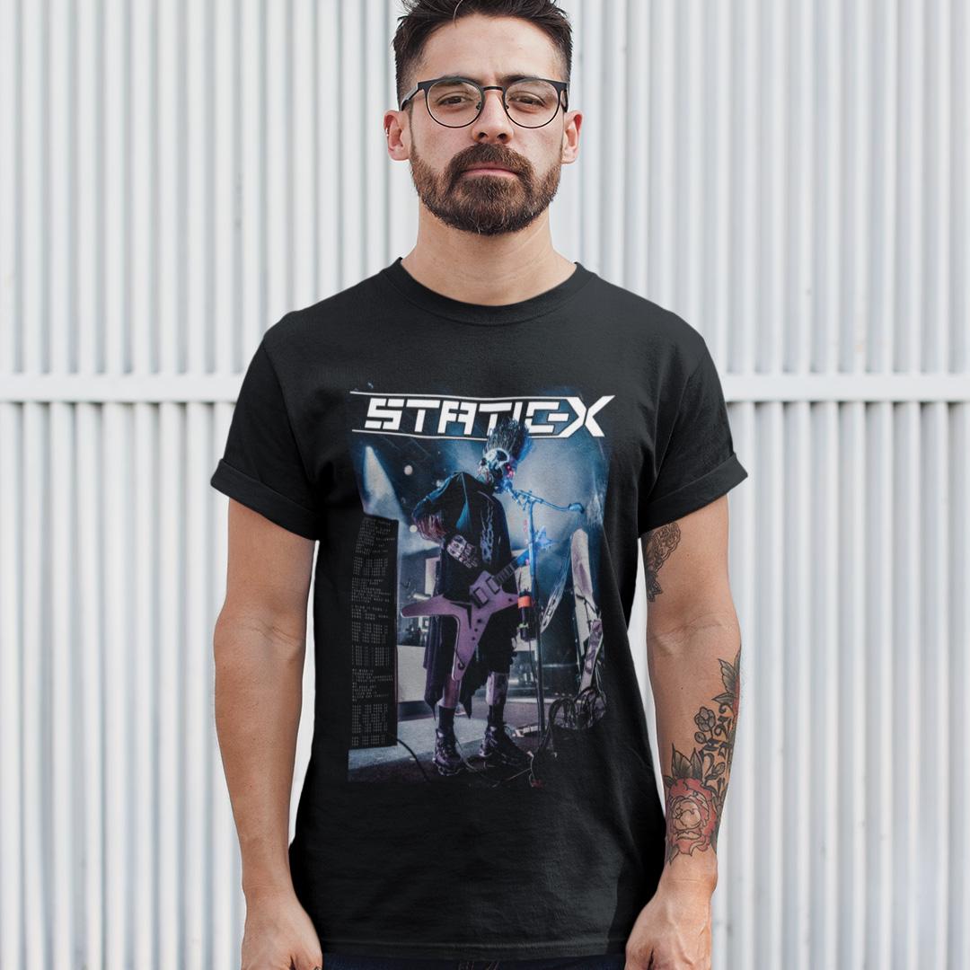 Футболка унісекс Static X Poster 4XL Чорний (0000009442)