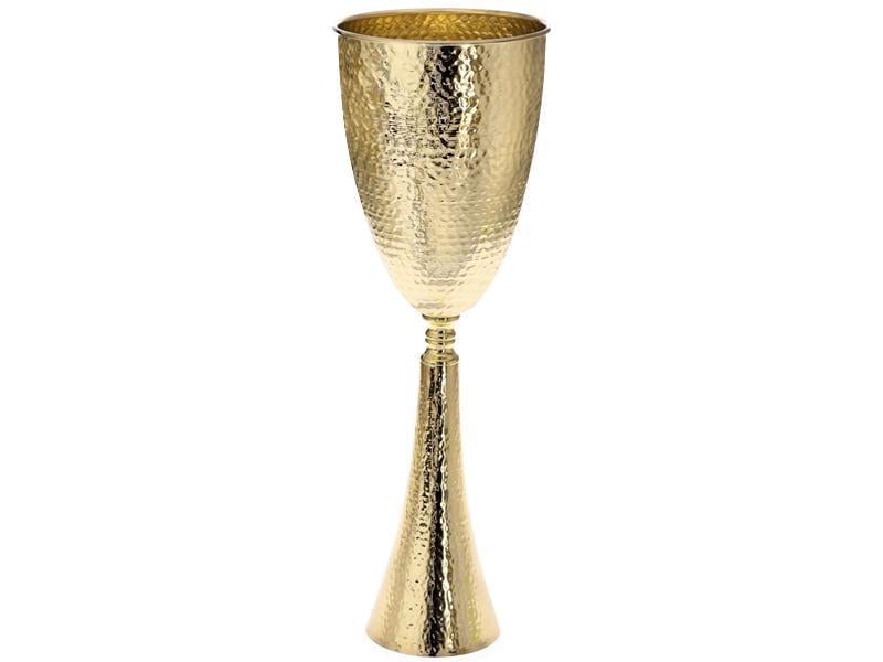 Настольная металлическая ваза Light House Бокал 64 см Золото