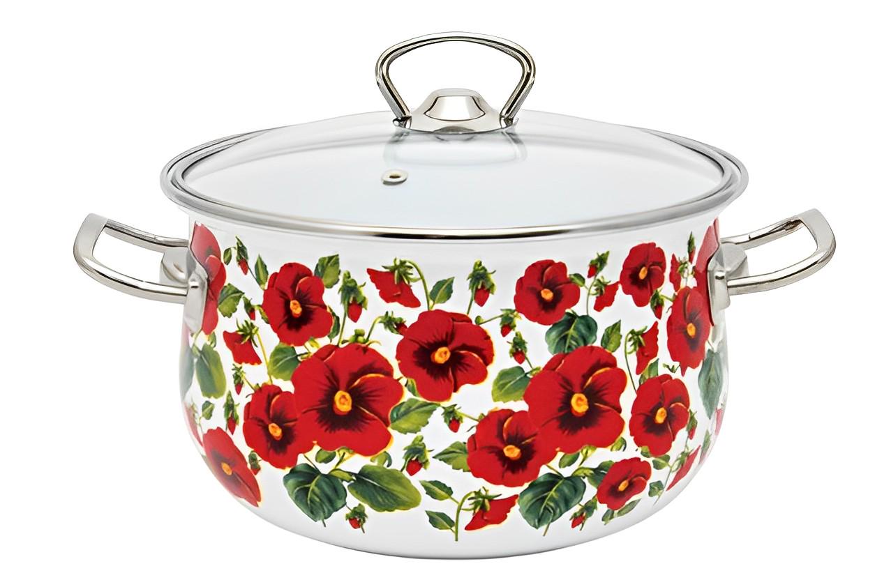 Каструля INFINITY ED-1176 Мак 22 см 5 л (80045)