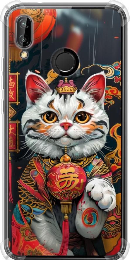 Чехол на Huawei P20 Lite China Cat v2 (6135sp-1410-42517) Чехол на Huawei P20 Lite China Cat v2 (6135sp-1410-42517)