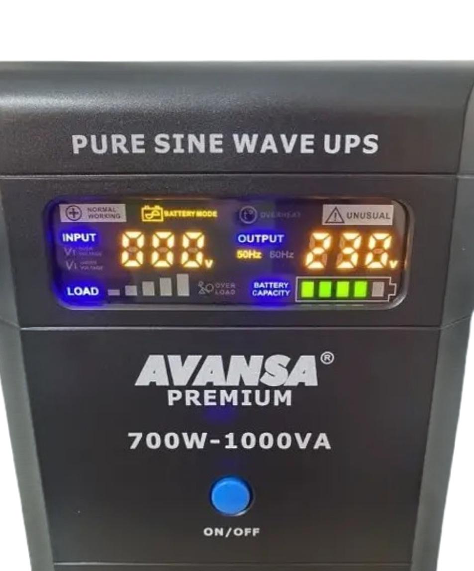 Джерело безперебійного живлення/інвертор Avansa 12В-220В 700W 1000VA (250060) - фото 2