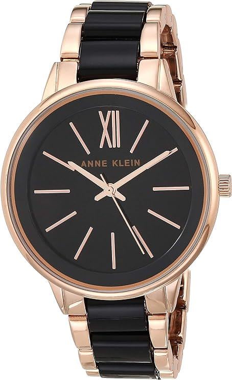 Часы женские наручные Anne Klein AK/1412BKRG Черный с золотистым (14125827)