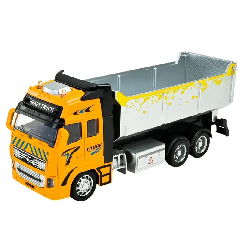 Игрушечная автомобильная моделька Автопром Самосвал инерционный из пластика 20 см Оранжевый (150-98-AP7512A)