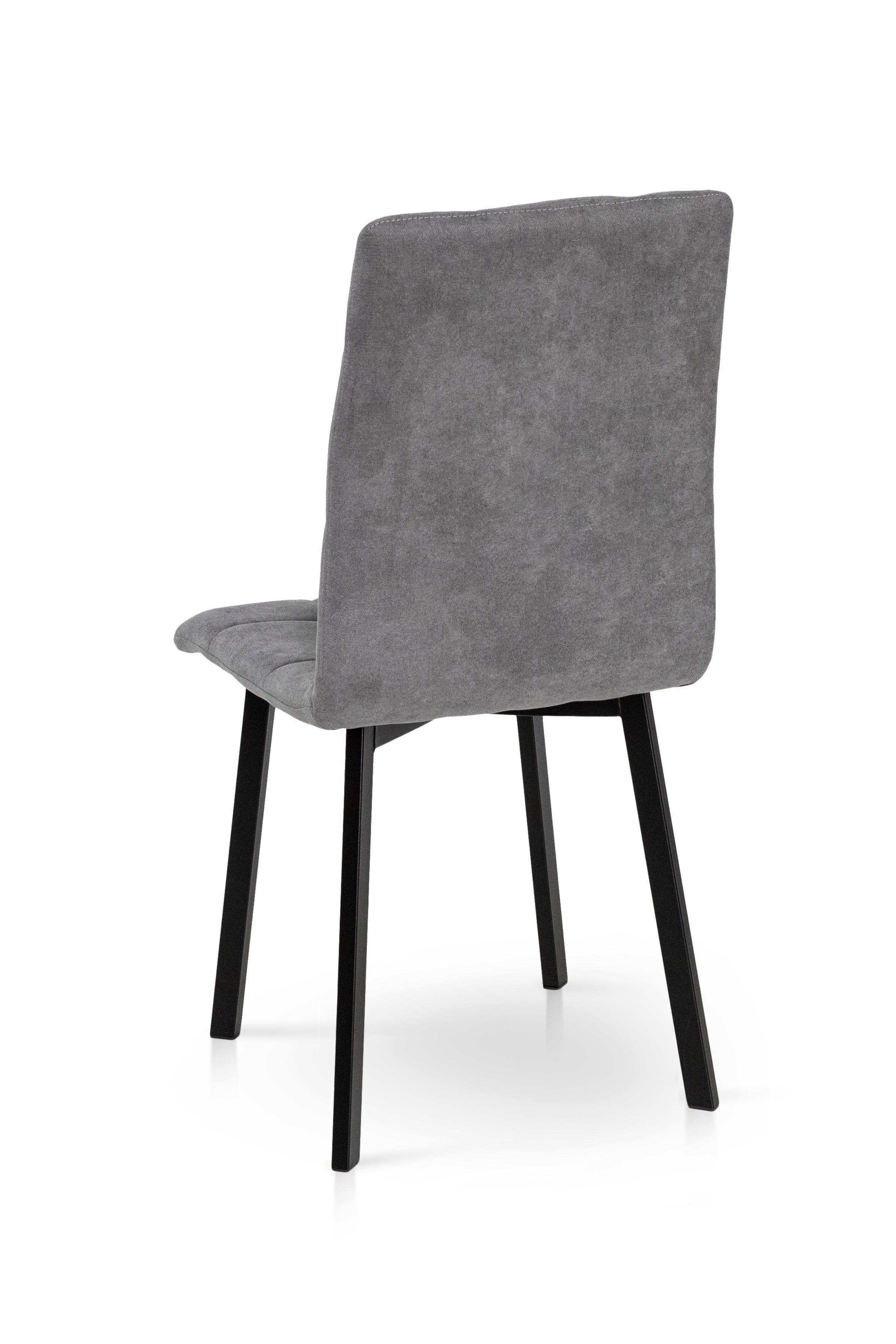 Стілець для кухні та вітальні Фіджи Трініті 450х960х530 мм Чорний/Темно-сірий (GAА0056036) - фото 5