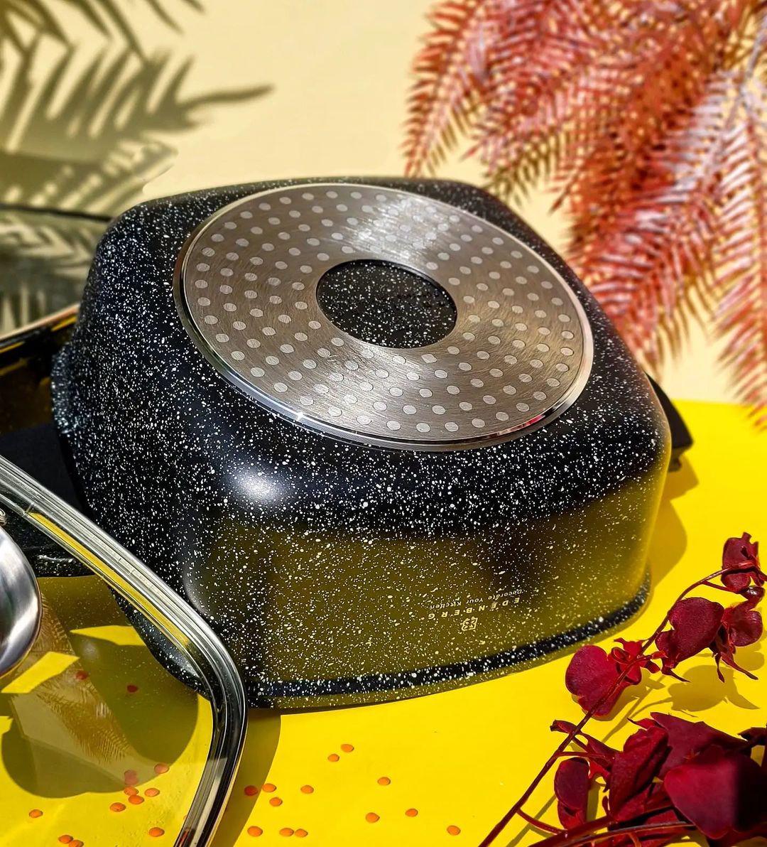 Каструля Edenberg із мармуровим антипригарним покриттям 2.8 л 20 см (EB-8111) - фото 5