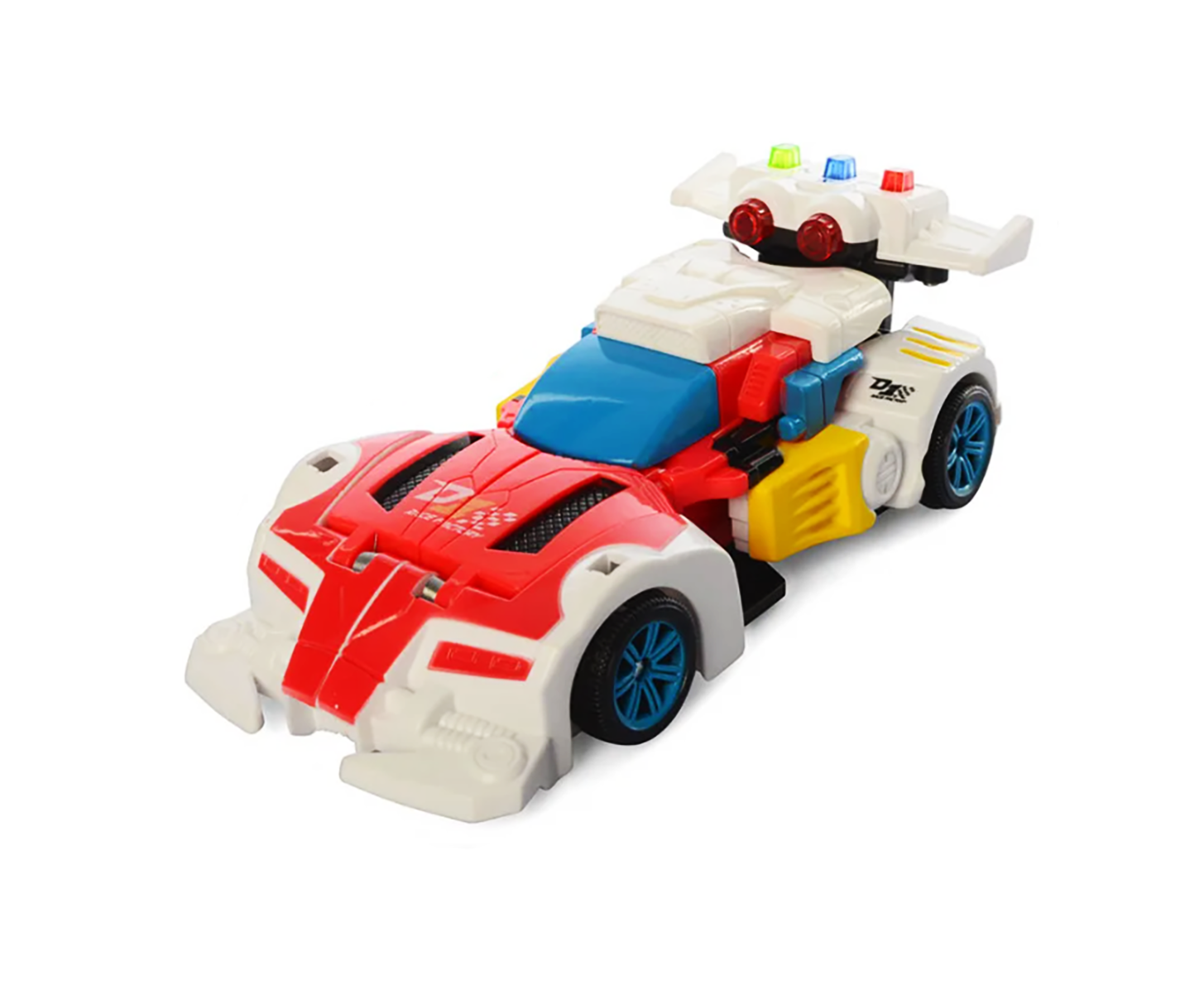 Детская игрушка-трансформер MECHA Transformers Робот-авто со световыми и звуковыми эффектами Красный (SUN8766)