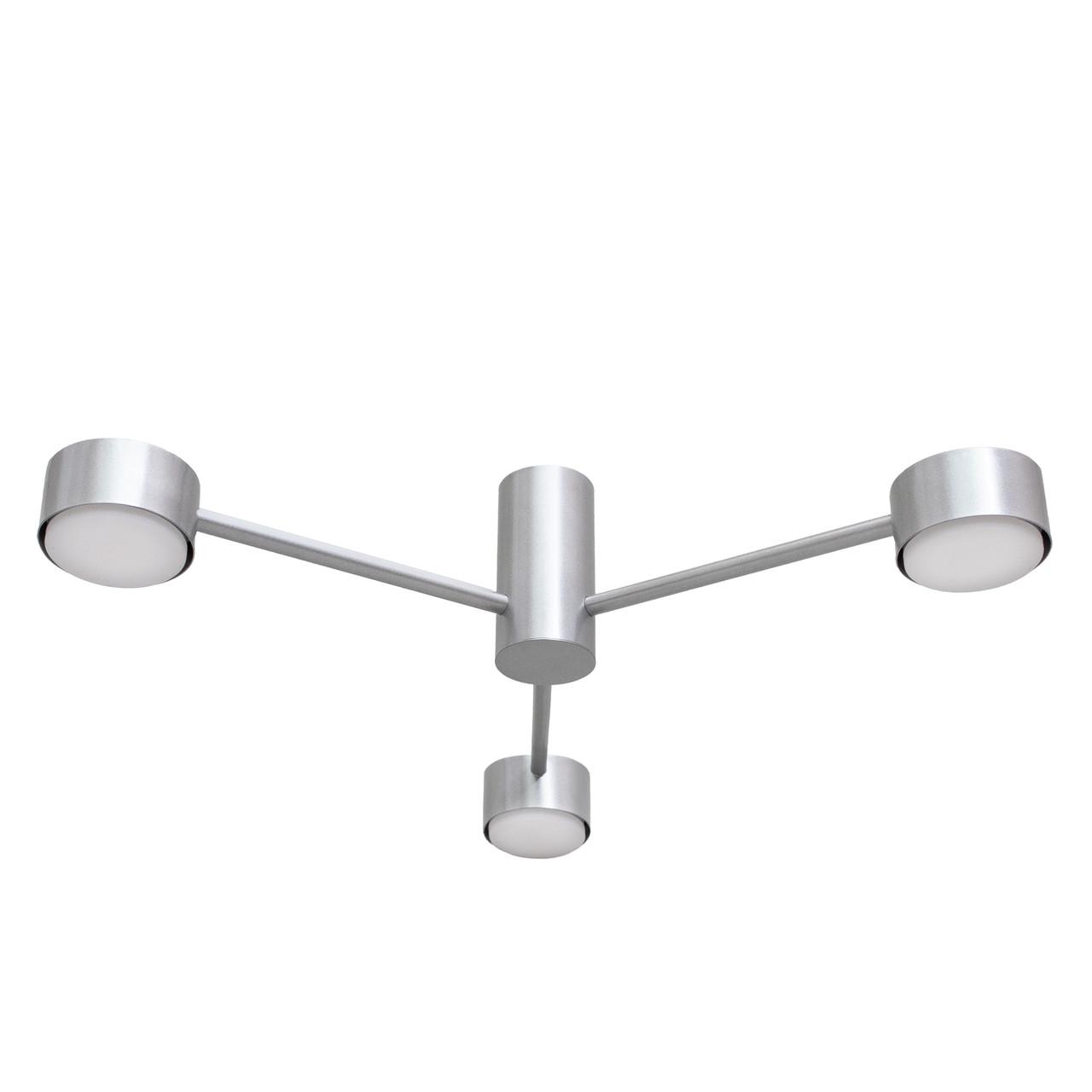Люстра стельова MSK ELECTRIC Copter NL 8041-3 AL на три круглі плафони під лампи GX53 (MSK_618832) - фото 2 Люстра стельова MSK ELECTRIC Copter NL 8041-3 AL на три круглі плафони під лампи GX53 (MSK_618832) - фото 2