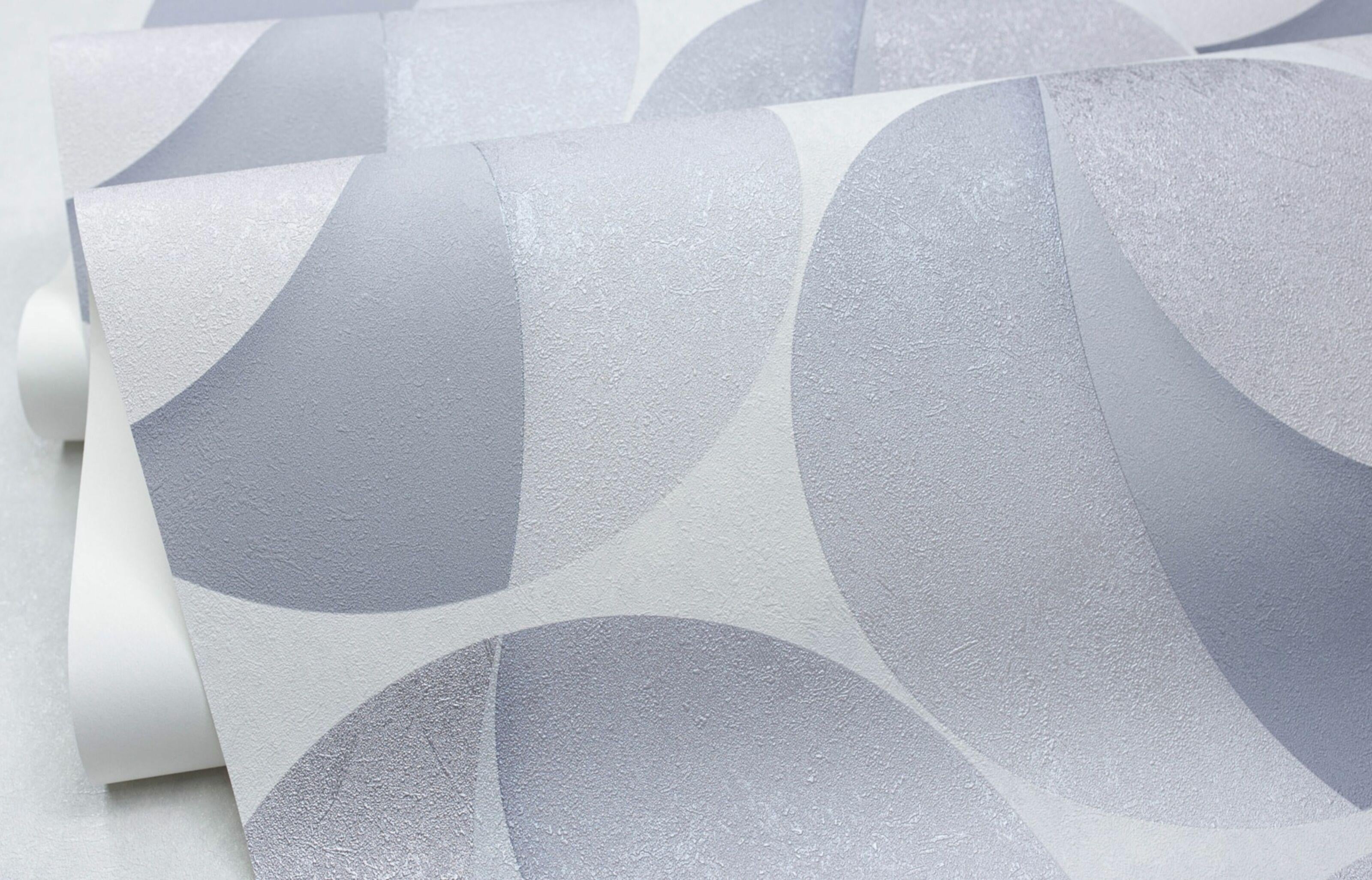 Обои флизелиновые SINTRA Sphere 512432 винил горячего тиснения 1,06х10,05 м Серый