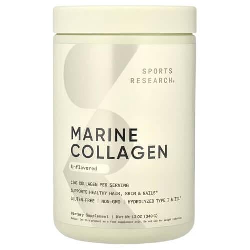 Коллаген Sports Research Marine Collagen Peptides 340 г Unflavored (SRE-01081)