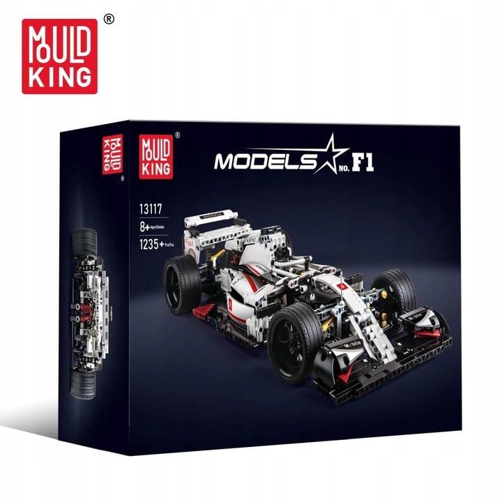 Конструктор детский Mould King TECHNIC Машина гоночная для мальчика Formula 1 1235 дет. (22773735) - фото 7 Конструктор детский Mould King TECHNIC Машина гоночная для мальчика Formula 1 1235 дет. (22773735) - фото 7