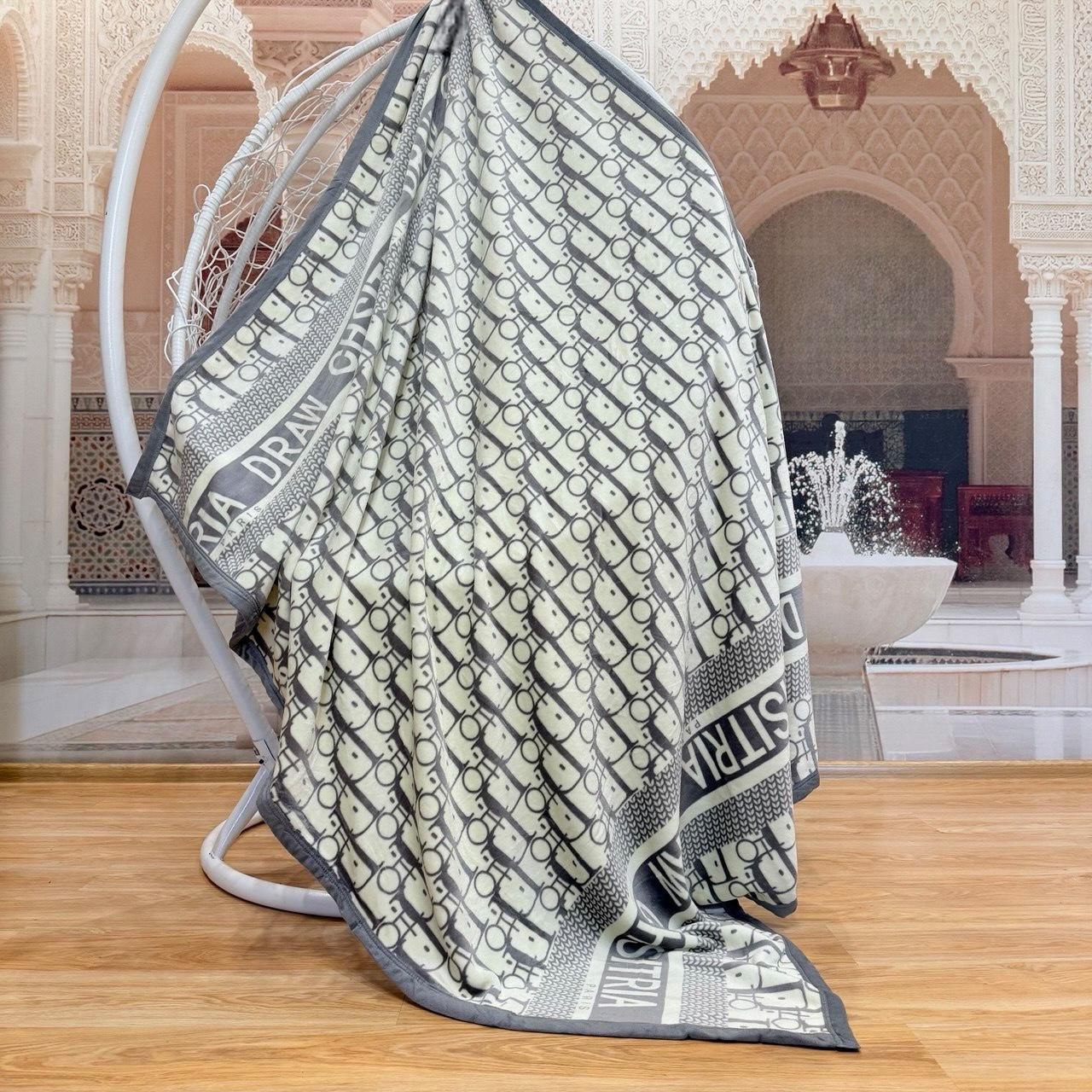 Плед-покрывало двустороннее Koloco Велюр 150x200 см Разноцветный (07-107-8) - фото 3