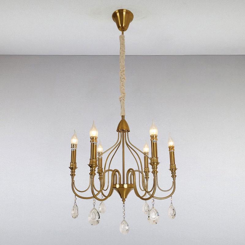 Люстра подвесная свечи Light House LS-13382-6 CU Бронзовый