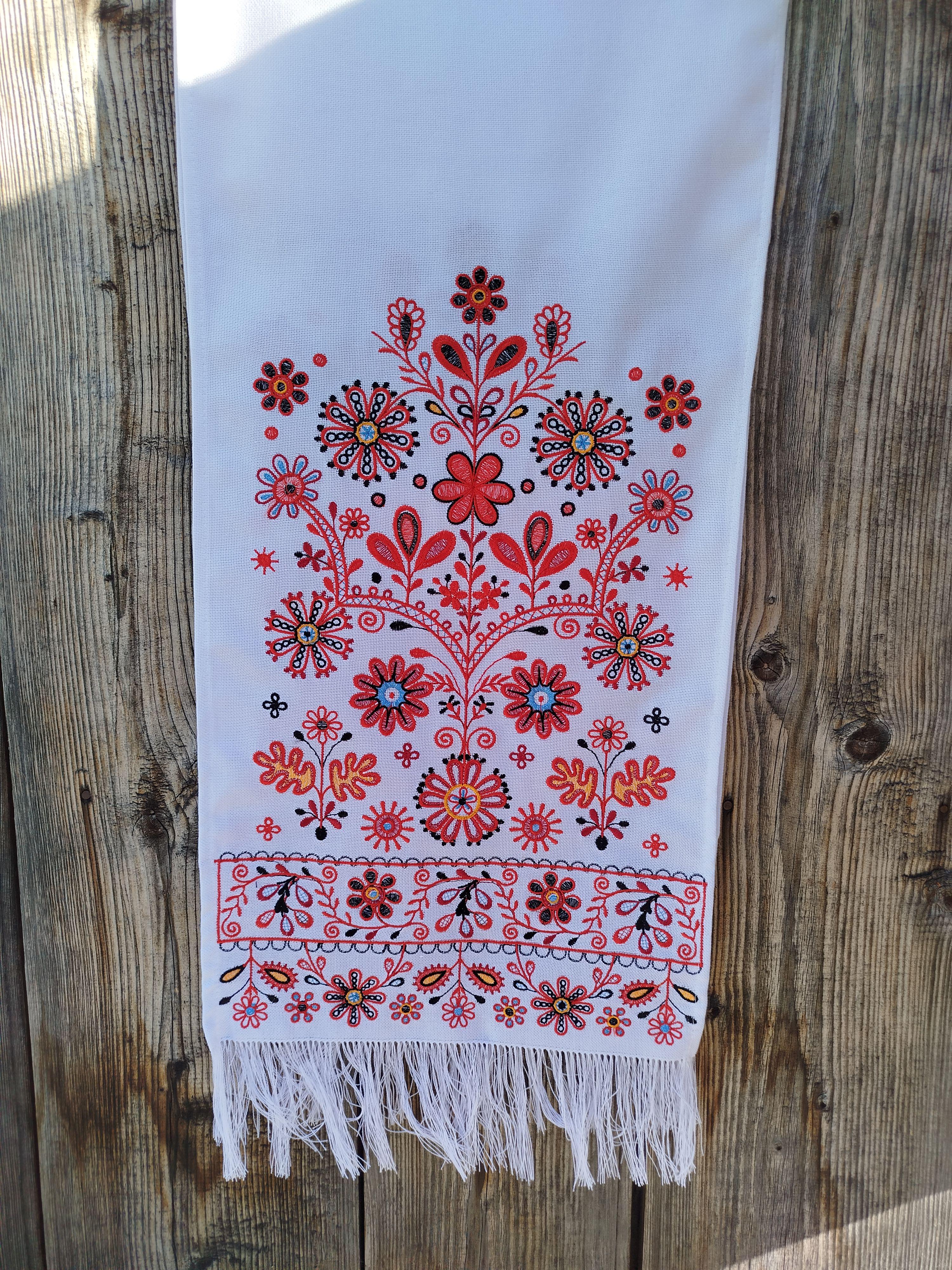 Рушник вишиваний на домотканому полотні (03218) - фото 11 Рушник вишиваний на домотканому полотні (03218) - фото 11