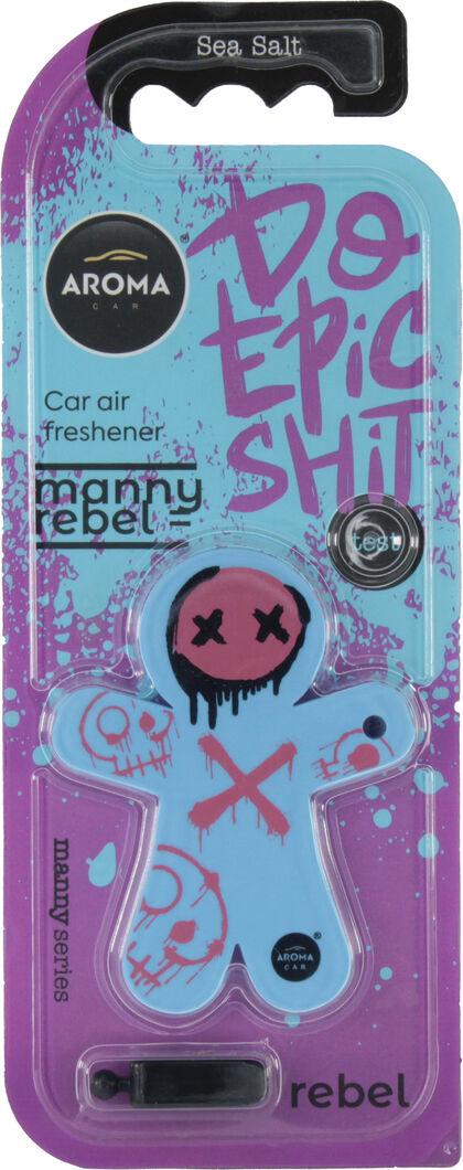 Ароматизатор Aroma Car Car Manny Sea Salt полимерный на дефлектор (12160)